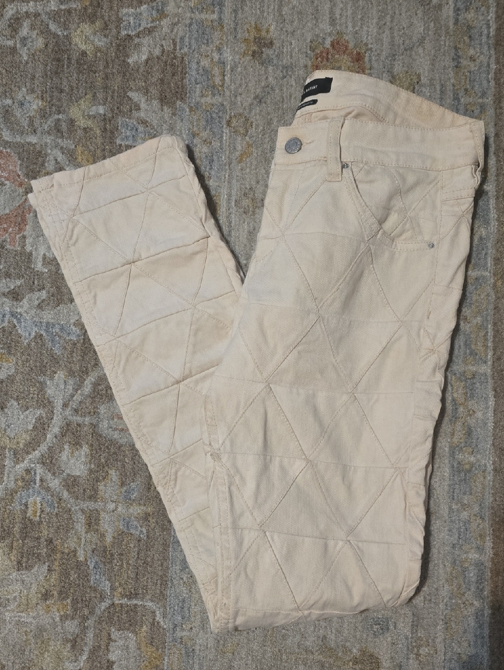 Isabel Marant Light Beige High-Rise Jeans